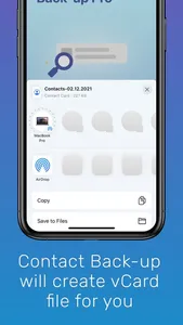 Contact Back-up screenshot 3