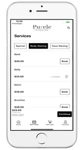 Purele waxing screenshot 3