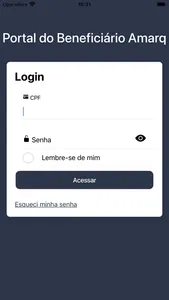 Portal do Beneficiário Amarq screenshot 0