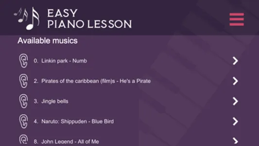 Easy Piano learning screenshot 0