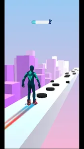 Superhero Skates Roller Run screenshot 1