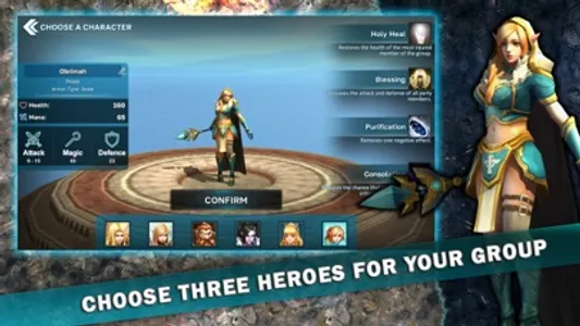 Fantasy Heroes: Epic Raid RPG screenshot 1