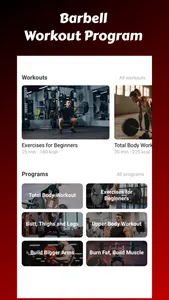 Barbell Workout Plan screenshot 0