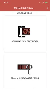 MONAD SeQR Scan screenshot 2