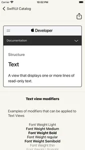SwiftUI Catalog screenshot 2