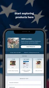 MilProvider screenshot 1