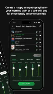 Groovifi - Playlist Generator screenshot 1