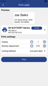 SII Smart Label Creator screenshot 6