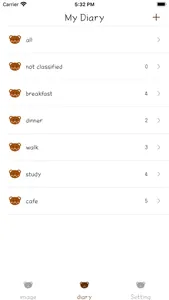 TimeBear - timestamp diary screenshot 4