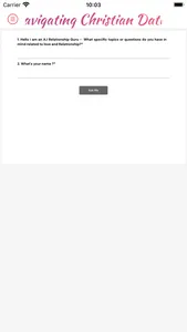 Navigating Christian Dating screenshot 0