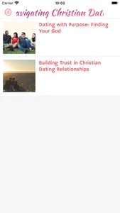 Navigating Christian Dating screenshot 3
