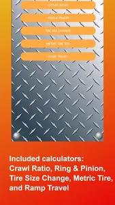 4x4 and Off-Road Calculators screenshot 1