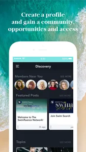 The Swimfluence Network screenshot 1