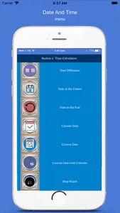 Date and Time Lite Calculator screenshot 0