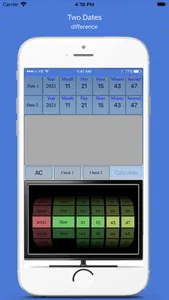 Date and Time Lite Calculator screenshot 1