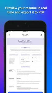 CV Maker: pro resume builder screenshot 5