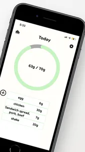 Hello Protein- Protein Tracker screenshot 1