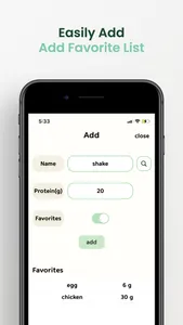 Hello Protein- Protein Tracker screenshot 2