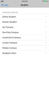 UWS Student App screenshot 0