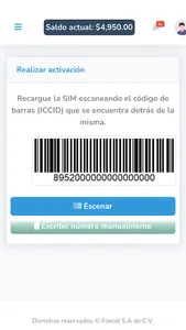 Recargas ActivaSim screenshot 1