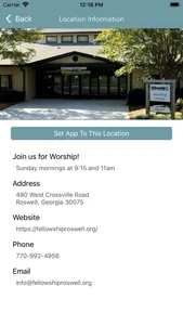 Fellowship Church Roswell screenshot 2