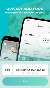 CaloMe:Calorie Counter&Tracker screenshot 2