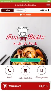 Asia Bistro Sushi und Wok screenshot 0