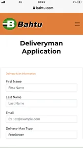 Bahtu Delivery screenshot 1