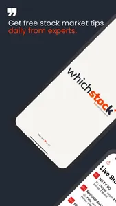 WhichStock - Stock Tips screenshot 0