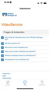 VideoService mobil screenshot 1