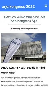 Arjo Kongress 2022 screenshot 1