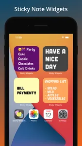 Sticky Notes: Colour Widgets screenshot 0