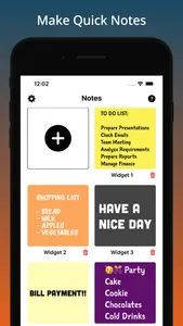 Sticky Notes: Colour Widgets screenshot 2