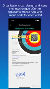 eCertApp screenshot 2