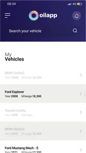 Oilapp: Track vehicle service screenshot 5