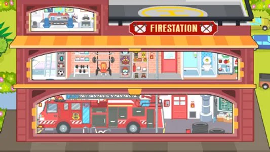 Tizi Town: Fire Station Games screenshot 0