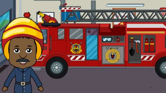 Tizi Town: Fire Station Games screenshot 2