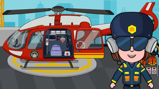 Tizi Town: Fire Station Games screenshot 4