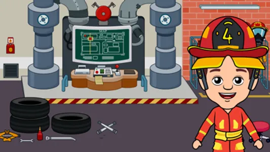 Tizi Town: Fire Station Games screenshot 5