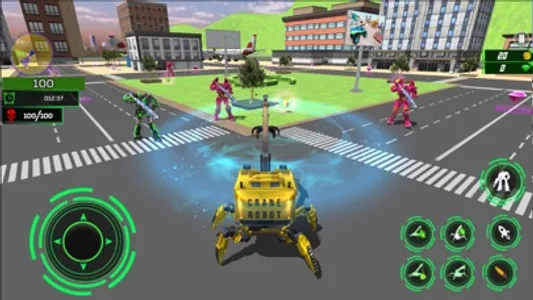 Spider Crane Robot Shooting 3D screenshot 1