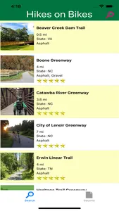 HikesOnBikes screenshot 3