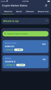 Crypto Market Status screenshot 1