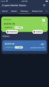 Crypto Market Status screenshot 4