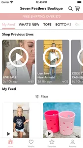 Seven Feathers Boutique screenshot 1