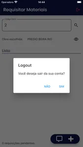 Requisição de Material screenshot 5