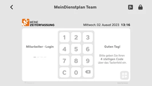 MeineZeiterfassung screenshot 1