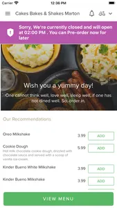 Cakes Bakes & Shakes Marton screenshot 0