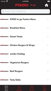 Food To Go screenshot 1