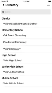 Vidor ISD on the GO screenshot 2