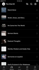 The Vine Community Church App screenshot 1